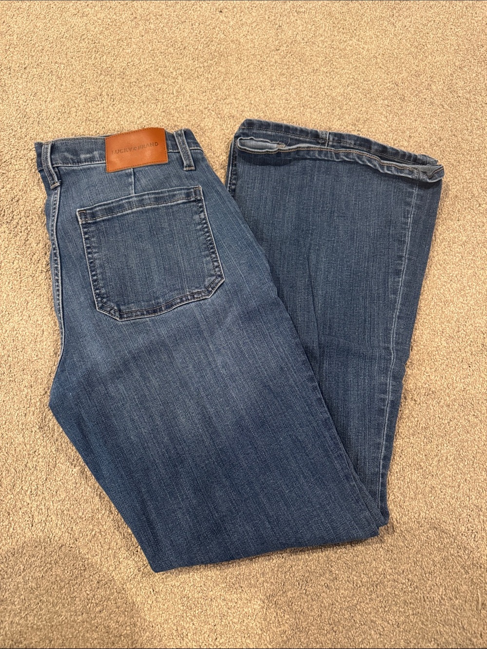 Classic Women’s Blue Denim Jeans Flare
